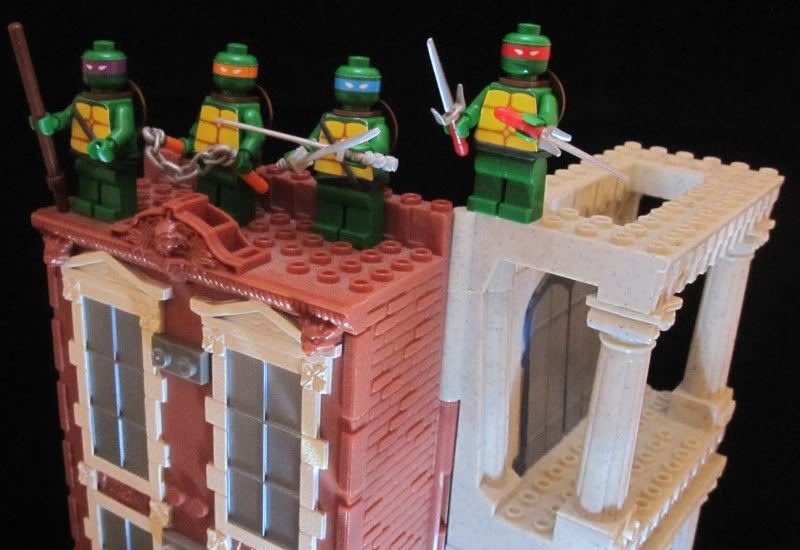 ninja turtle lego lair